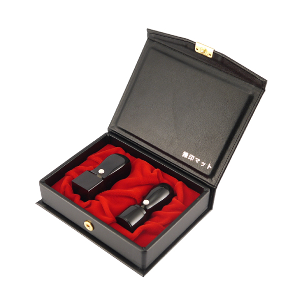 法人印鑑2本用レザー調ケース